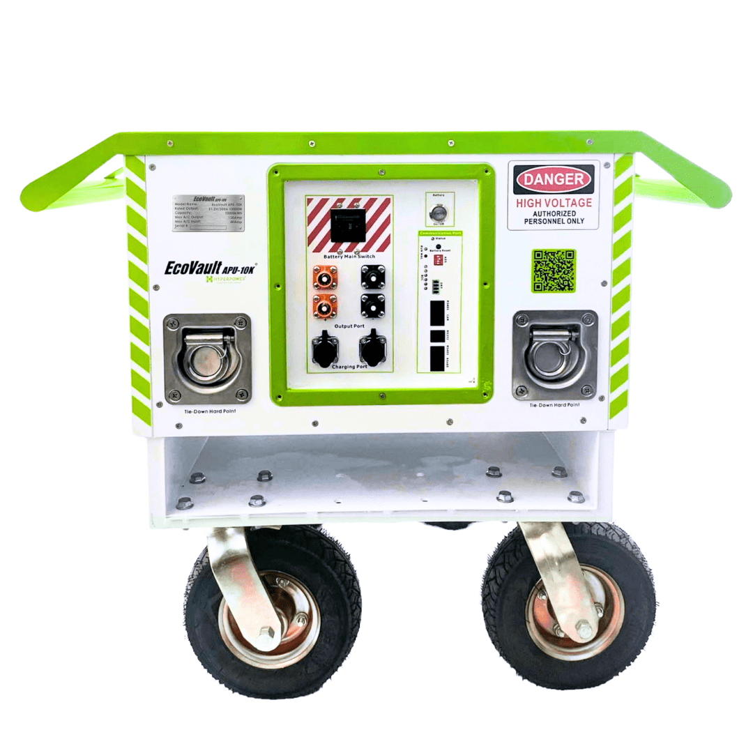EcoVault APU-10K by Hyper Power – 11.5kWh Lithium Battery for Off-Grid and Mobile Power