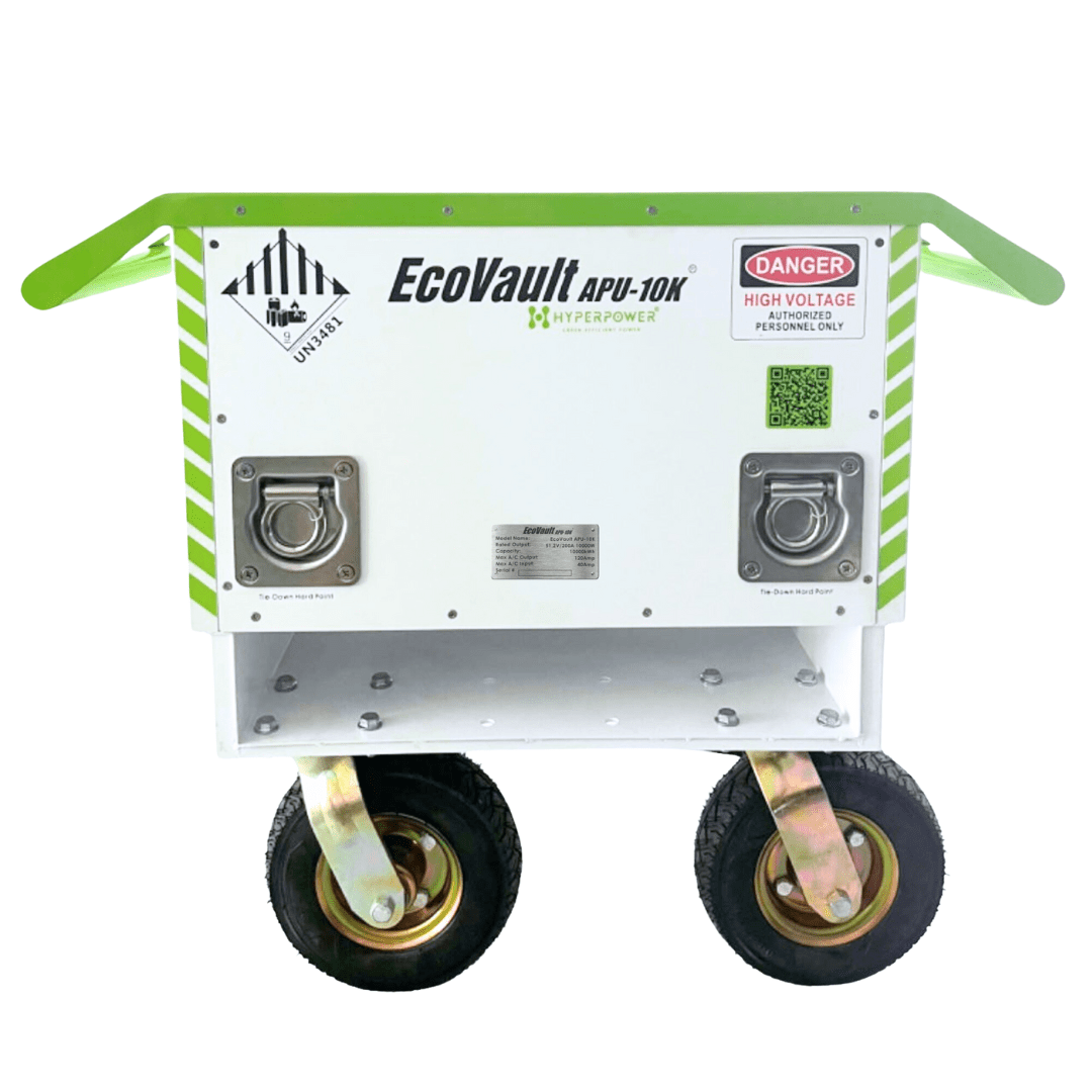 EcoVault APU-10K LiFePO4 Battery Pack for Mobile Off-Grid Power