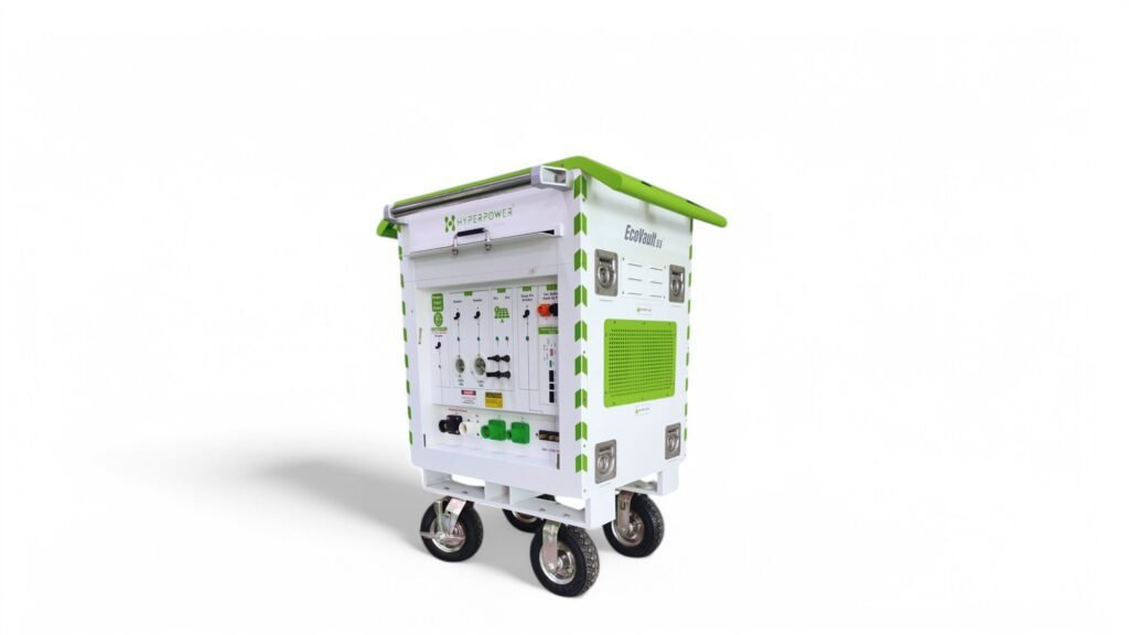 EcoVault battery-powered generator alternatives for film and events
