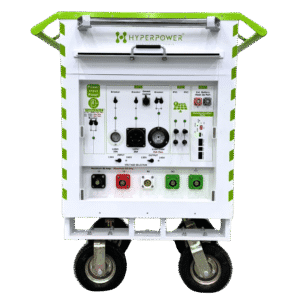 EcoVault 1010 CLRM supplying power to a remote marine dock facility.
