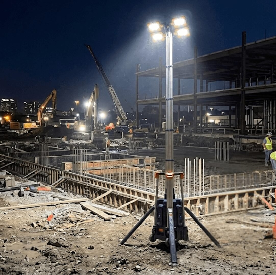 Multiple HP-500 units lined up for deployment, showing fleet scalability.