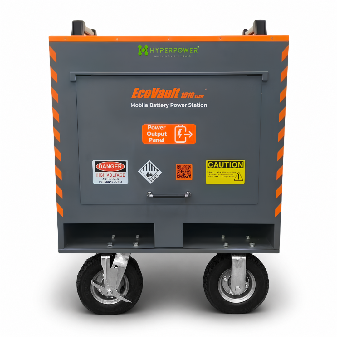 EcoVault 1010 CLRM silent mobile power station for production