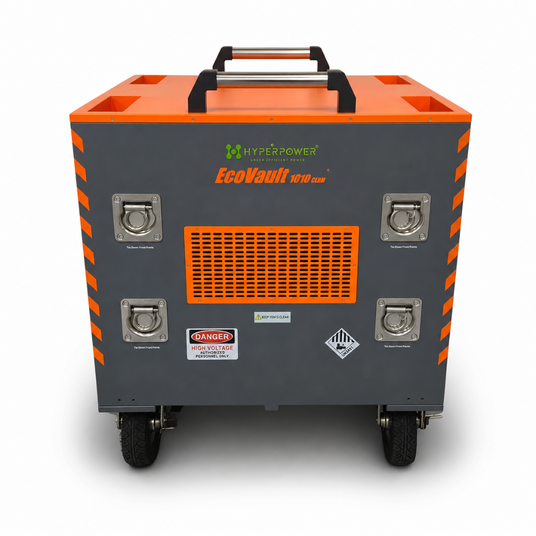 EcoVault 1010 CLRM clean alternative to traditional fuel generators