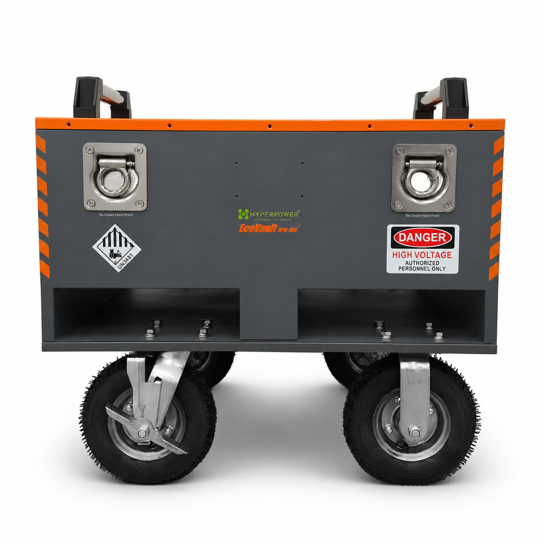 EcoVault APU-10K mobile battery power solution for live events and event production