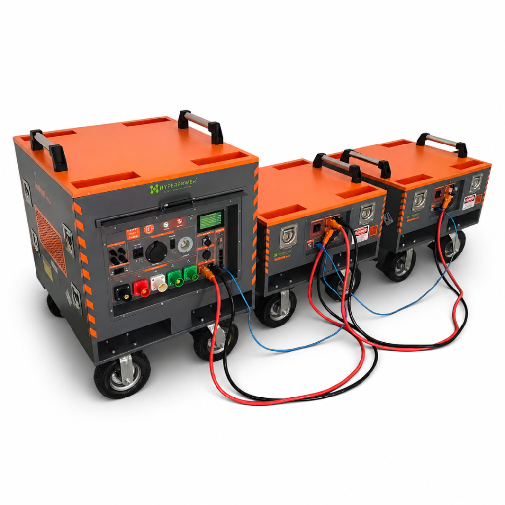 EcoVault 1010 CLRM and APU-10K professional mobile power system