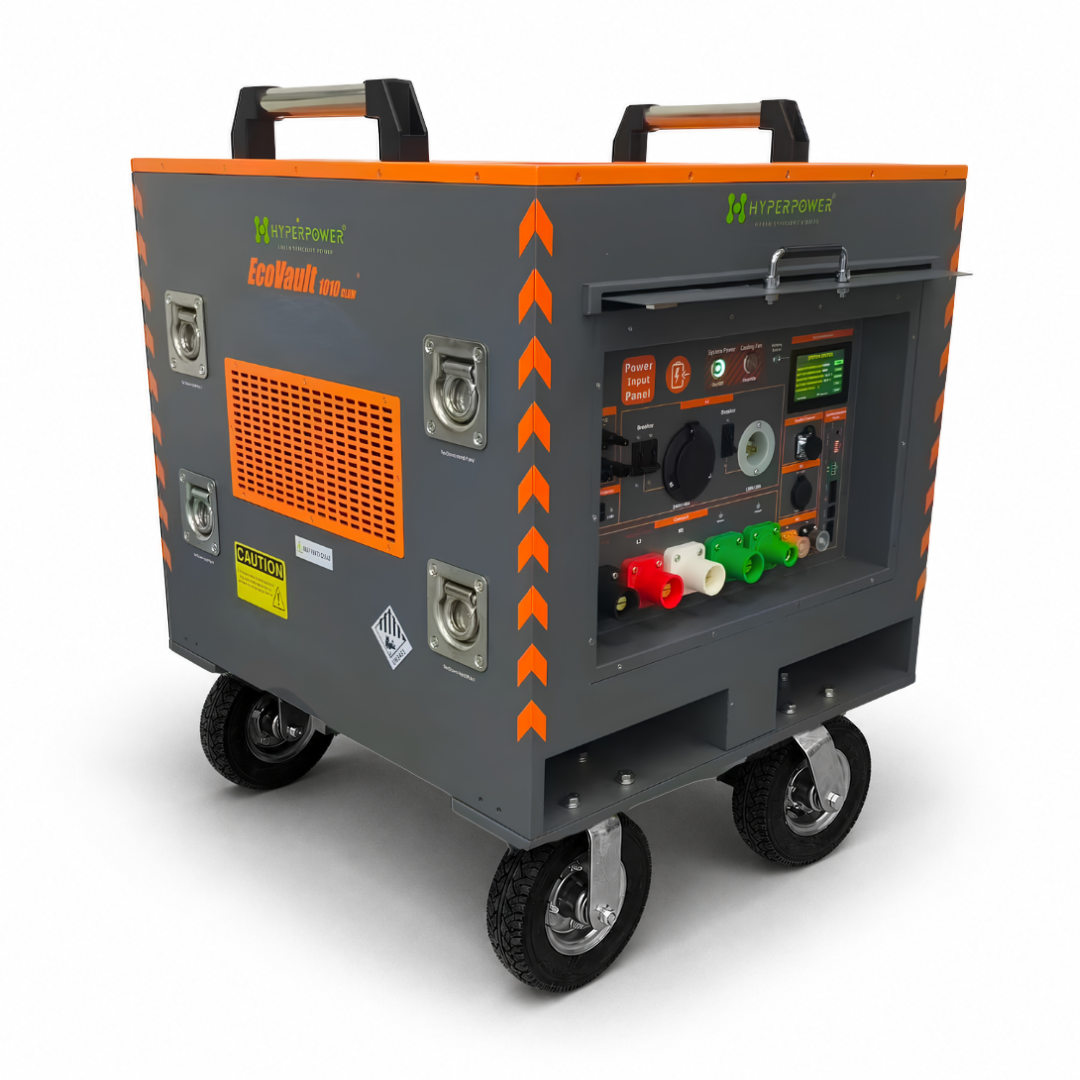 Top view of EcoVault 1010 CLRM mobile power station