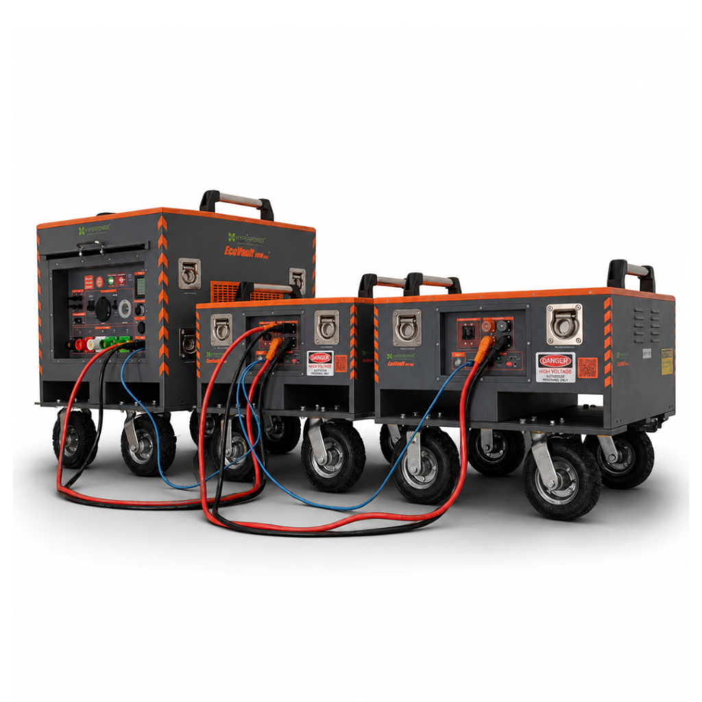 EcoVault 1010 CLRM and APU-10K for live event power